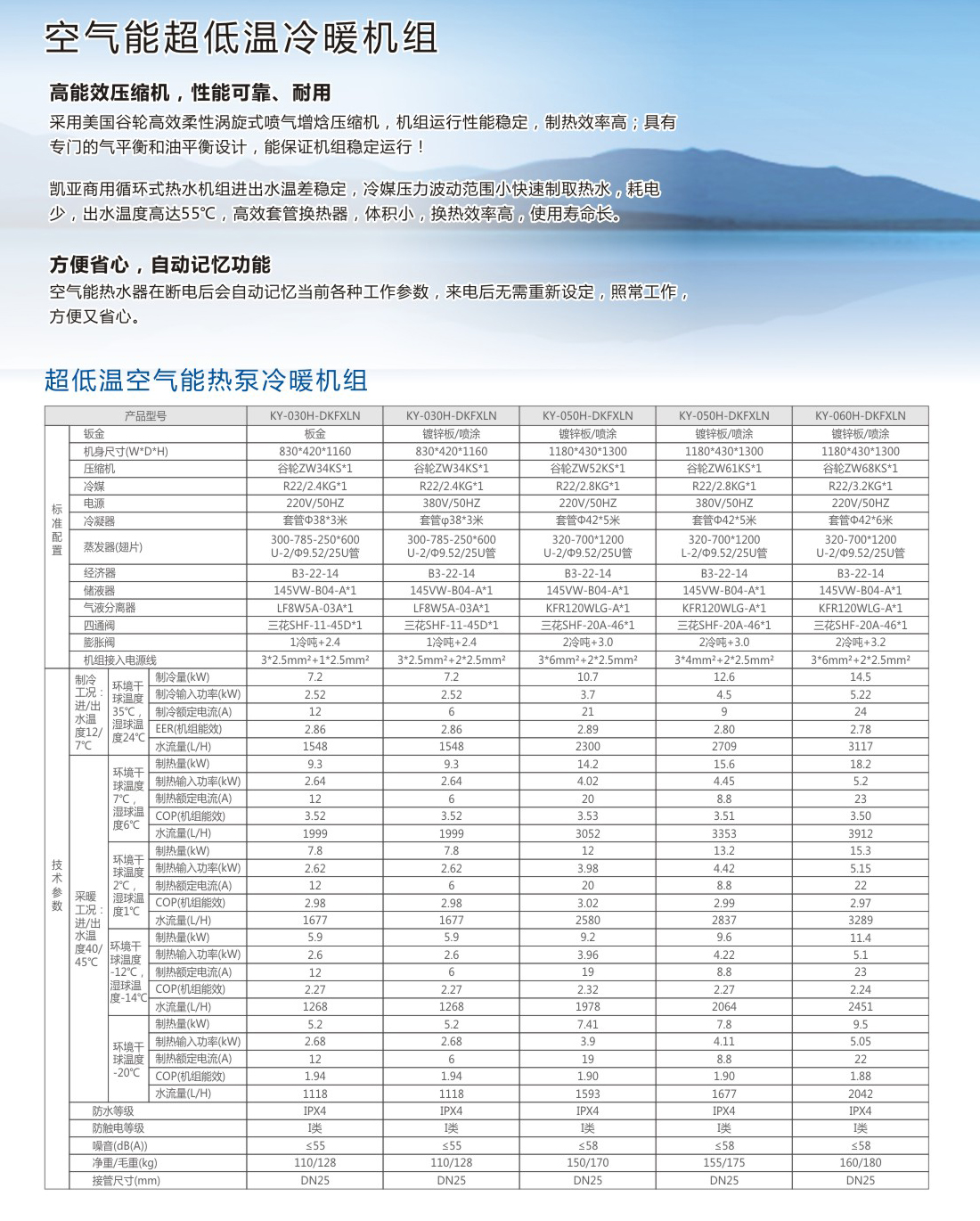 空气能超低温冷暖机组